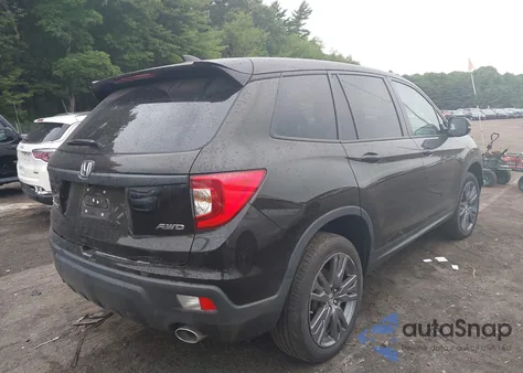 2021 Honda Passport Awd Ex-L из США, поврежденный, VIN 5FNYF8H56MB005808
